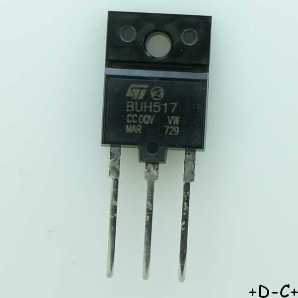 BUH517 Transistor NPN 1700V 8A 60W ISOWATT-218 STM