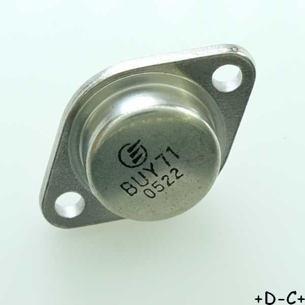 BUY71 Transistor NPN 800V 2A TO-3 Inchange
