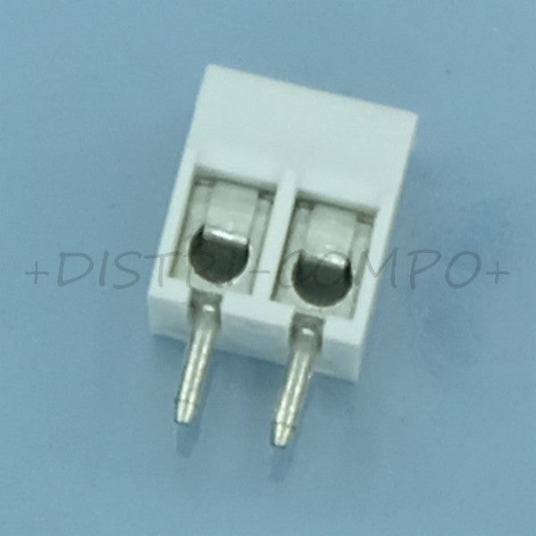 Bornier 2 positions 3.5mm 6A 250VAC 7x8.2mm KRMC02 Lumberg