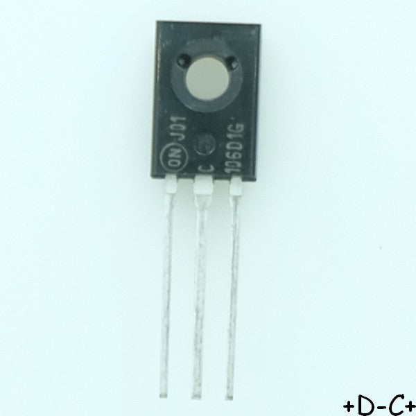 C106D1G Thyristor 4A 400V TO-225-3 ONS RoHS