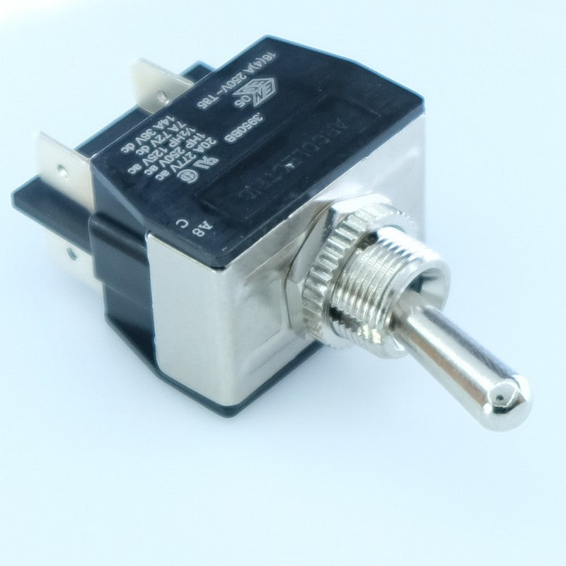 Commutateur à levier ON-OFF DPST 16A 250V C3950BBAAA Arcolectric - Distri-Compo
