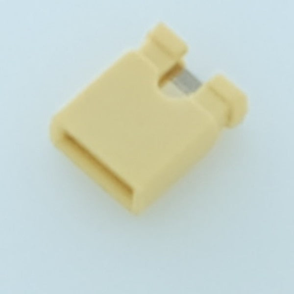 Cavalier 2.54mm ouvert beige 3A Garry - Distri-Compo