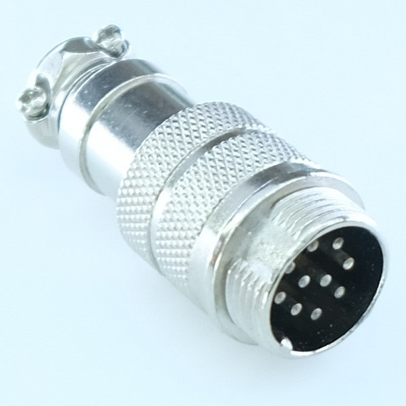 Fiche 10 broches mâle microphone radio - Distri-Compo