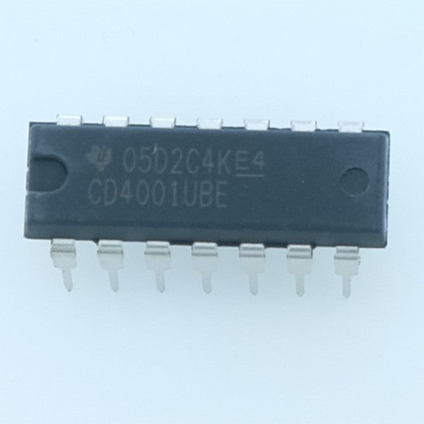 CD4001BE CMOS 4-ch, 2-input, 3-V to 18-V NOR gates DIP-14 Texas - Distri-Compo