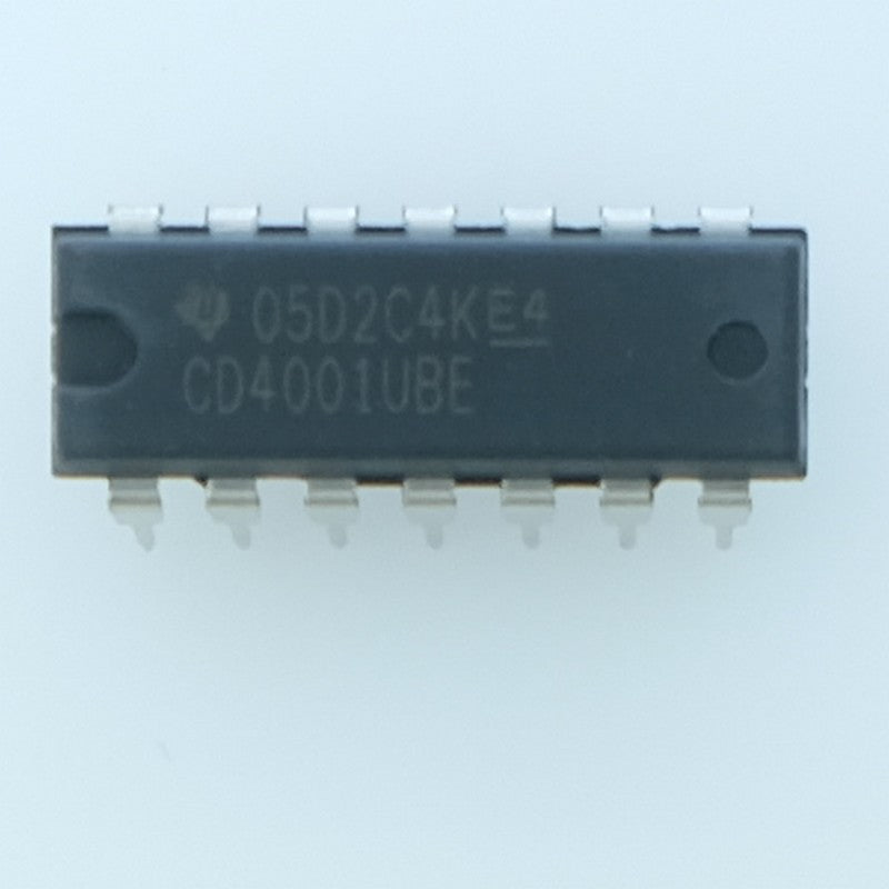 CD4001UBE CMOS Quadruple porte NOR 2 entrées DIP-14 Texas