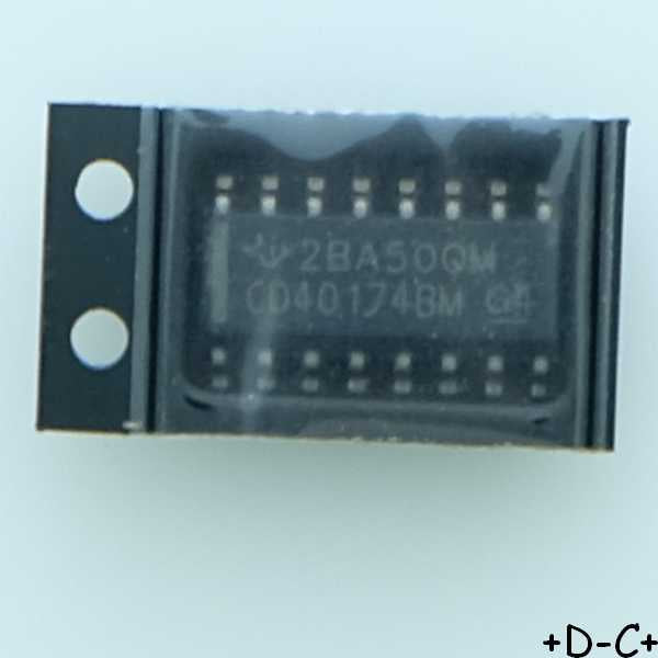 CD40174BM Flip Flop D-Type Bus Interface SO-16 Texas RoHS