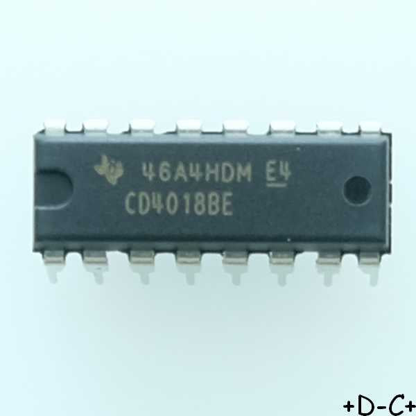 CD4018BE CMOS Presettable DIP-16 Texas RoHS