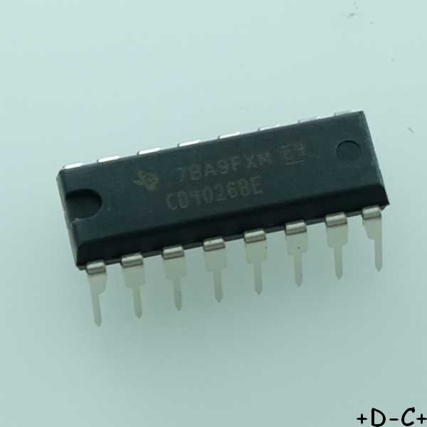 CD4026BE CMOS Decade Counter DIP-16 Texas RoHS