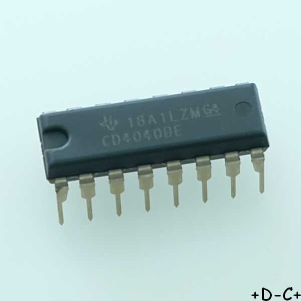 CD4040BE CMOS Binary Counter/Divider DIP-16 Texas RoHS