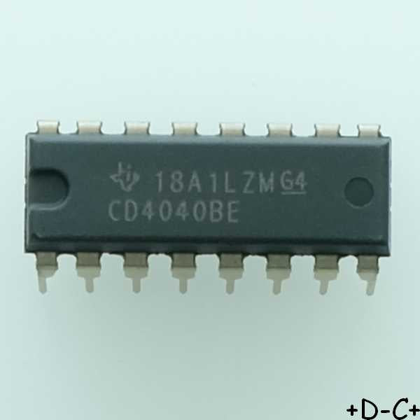 CD4040BE CMOS Binary Counter/Divider DIP-16 Texas RoHS