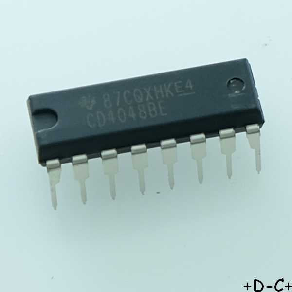 CD4048BE Multifunction Expandable 8-Input Gate DIP-16 Texas RoHS