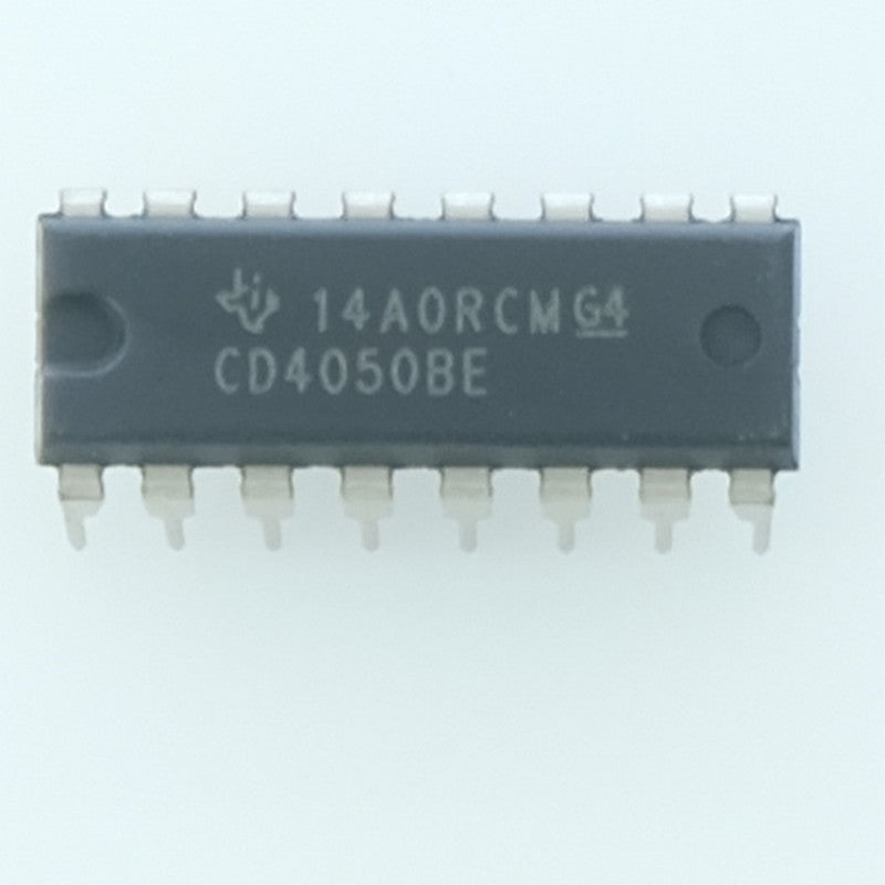 CD4050BE CMOS Hex Non-Inverting Buffer/Converter DIP-16 Texas