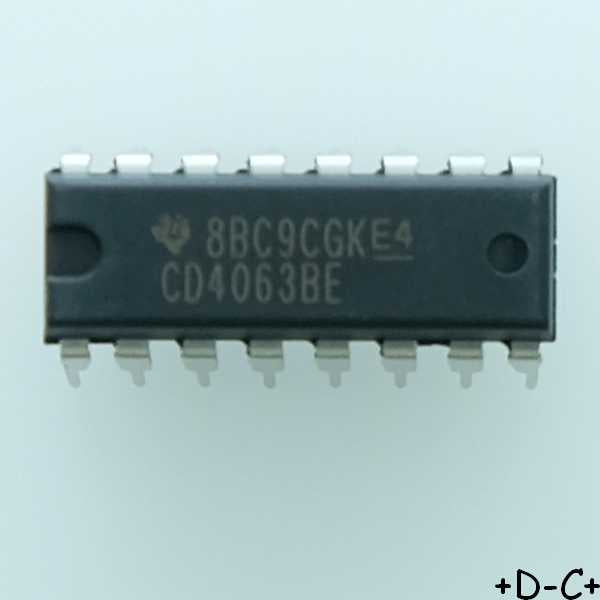 CD4063BE 4-Bit Magnitude Comparators DIP-16 Texas RoHS