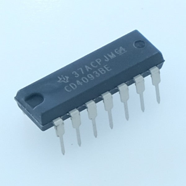 CD4093BE CMOS 4-CH 2-INPUT DIP-14 Texas - Distri-Compo