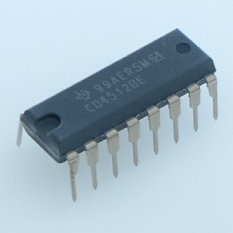 CD4512BE CMOS 8-Channel Data Selector DIP-16 Texas