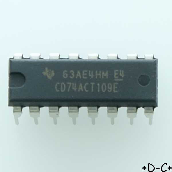 CD74ACT109E Flip Flop JK Type DIP-16 Texas RoHS