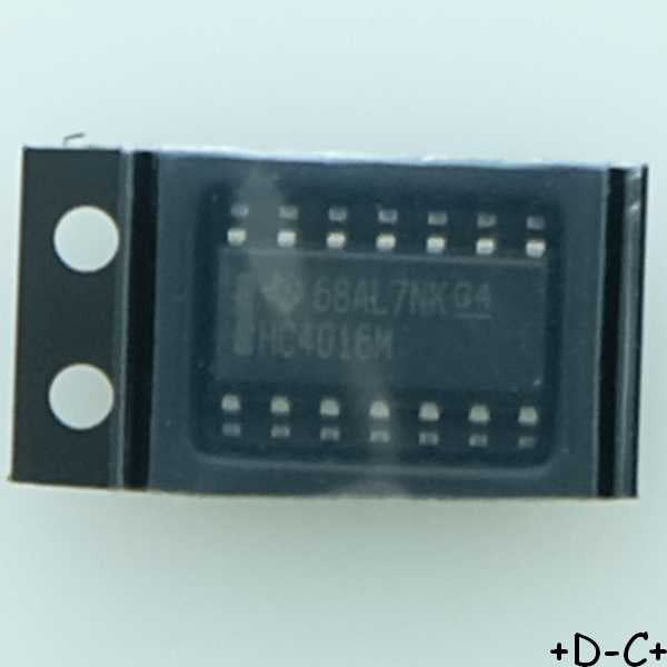 CD74HC4016M Analog Switch Quad SPST SOIC-14 Texas