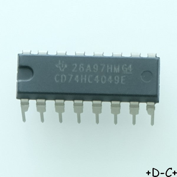 CD74HC4049E Buffer Converter 6-CH Inverting DIP-16 Texas