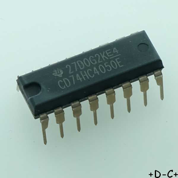 CD74HC4050E Hex Non-Inverting Buffers DIP-16 Texas RoHS