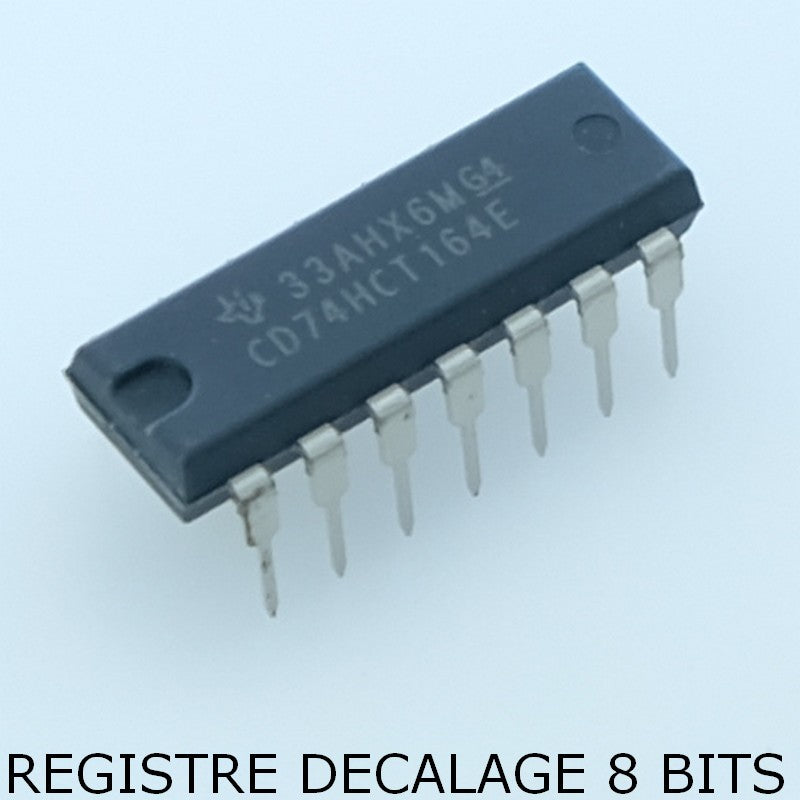 CD74HCT164E Logic 8-Bit Serial-In/Parallel-Out DIP-14 Texas - Distri-Compo