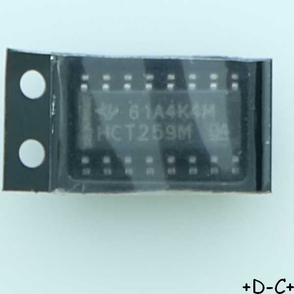 CD74HCT259M Latch Addressable 8-CH D-Type SOIC-16 Texas RoHS