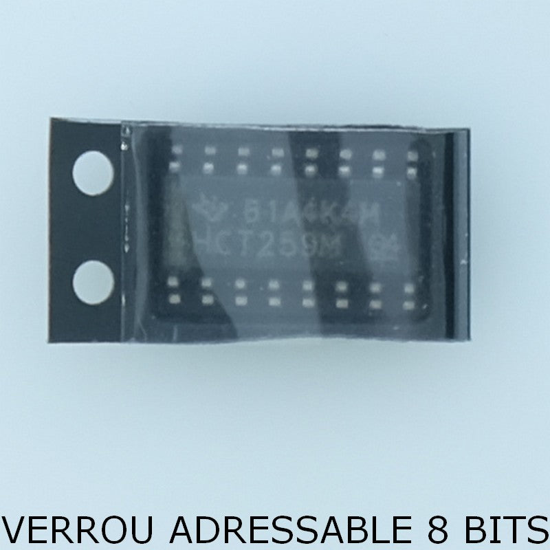 CD74HCT259M Verrou adressable 8 bits SOIC-16 Texas Instruments