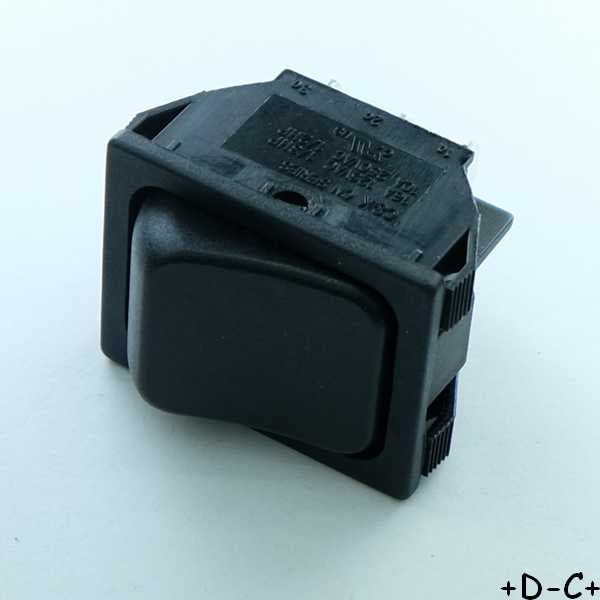 Commutateur à bascule ON-ON DPDT 10A 250VAC 30.4x22.2mm CN201J12S215Q CK