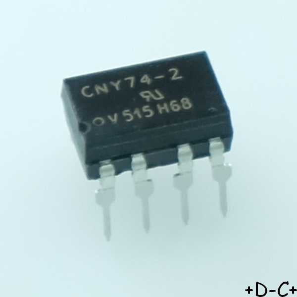 CNY74-2H Optocoupleur sortie transistor DIP-8 Vishay Rohs