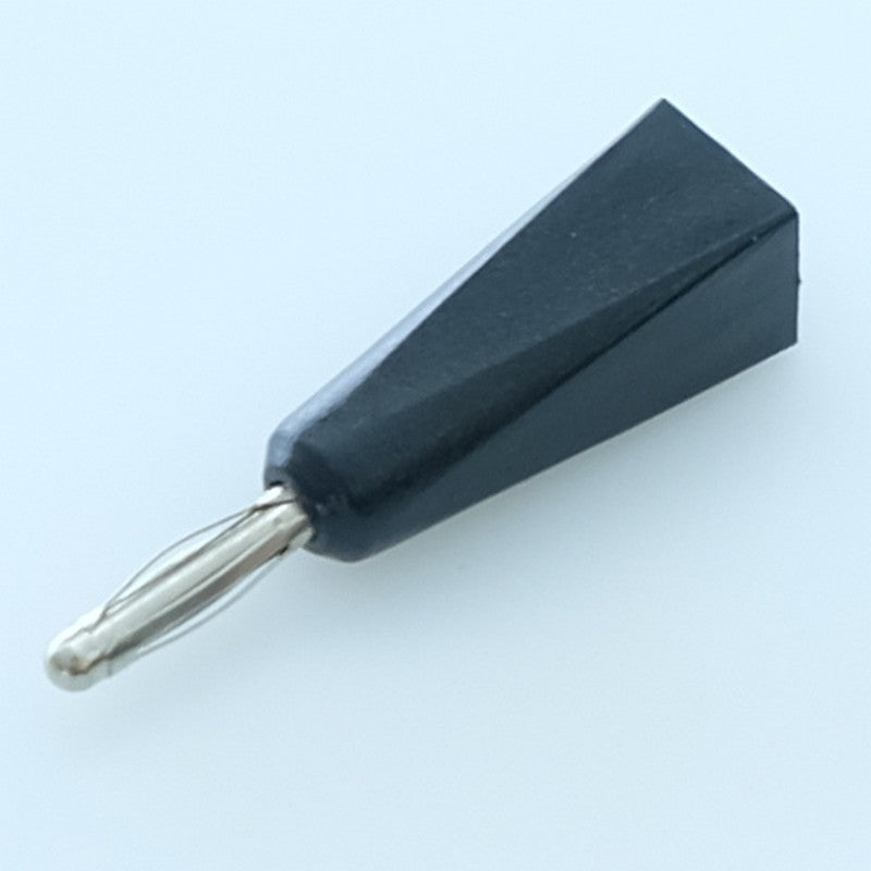 Fiche banane 2mm mâle noire - raccord soudure 210 Electro PJP