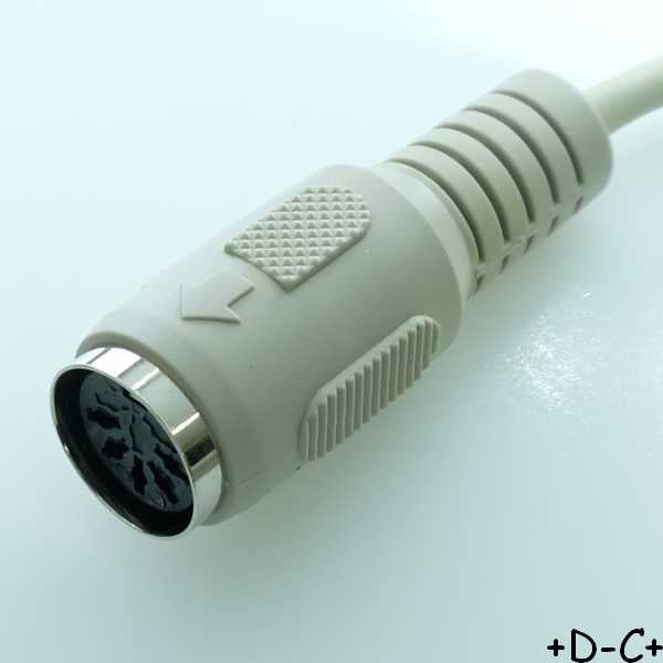 Cordon DIN 5 broches male vers DIN 5 broches femelle 6m00