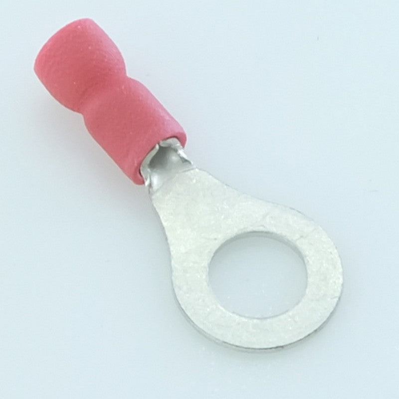 Cosse oeillet 6.4mm à sertir rouge RND Connect