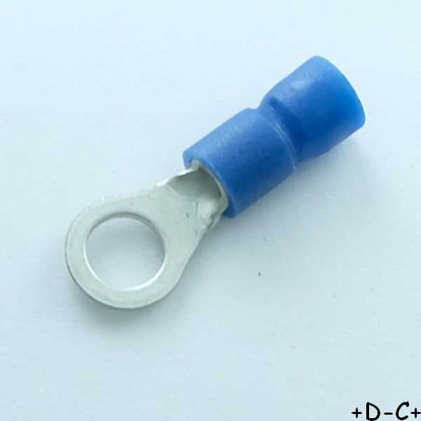 Cosse oeillet 5.3mm à sertir bleue RND Connect
