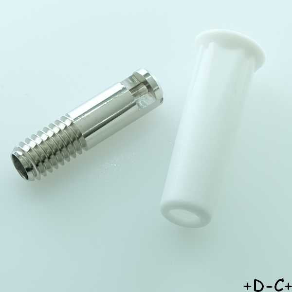 Connecteur Banane femelle 4mm isolée blanc CT2213-9 Cal Test