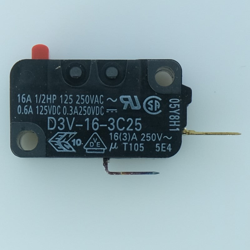 Microrupteur miniature SPST-NO 16A 250V 1.96N D3V-16-3C25 Omron - Distri-Compo