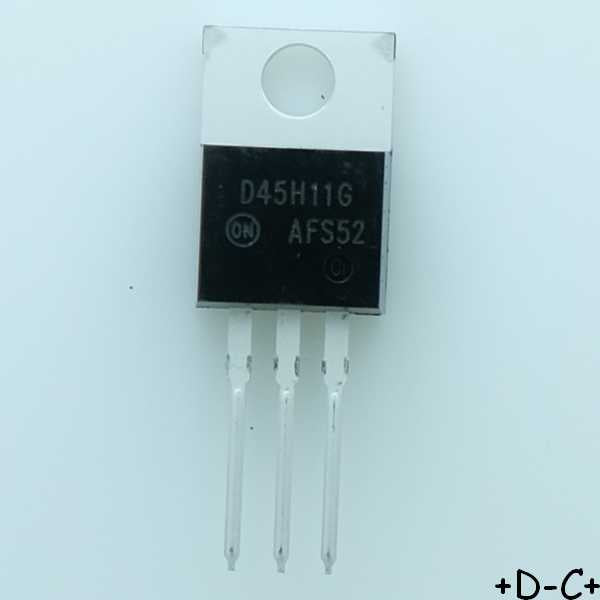 D45H11G Transistor BJT PNP 80V 10A 70W TO-220 ONS