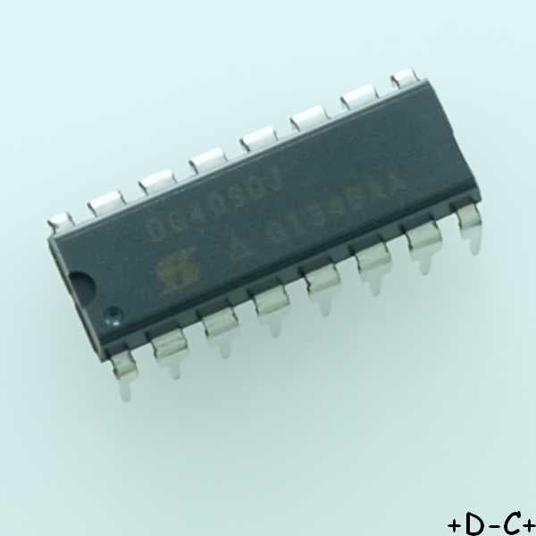 DG409DJ-E3 Dual 4-CH Analog Multiplexers DIP-16 Vishay