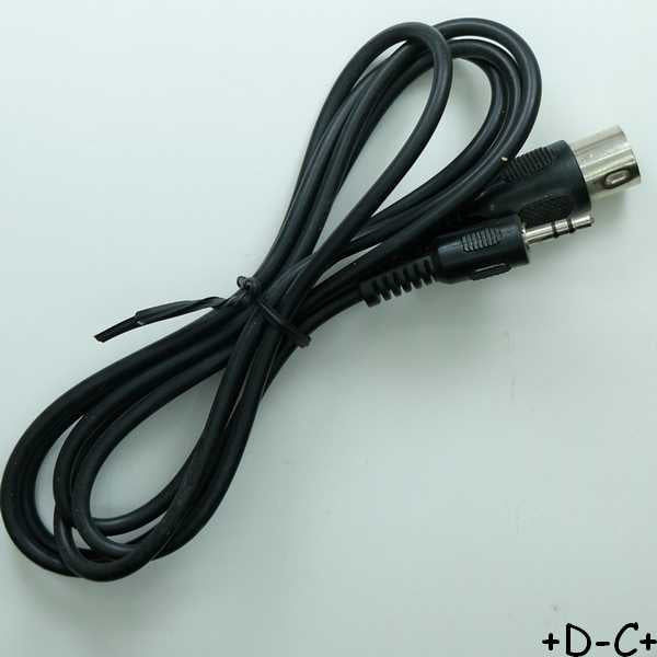 Cordon DIN 5 broches mâle vers Jack 3.5mm mâle stéréo 1m20