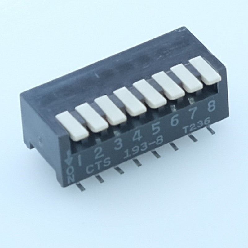 Dipswitch SMD piano 8 positions CTS - Distri-Compo