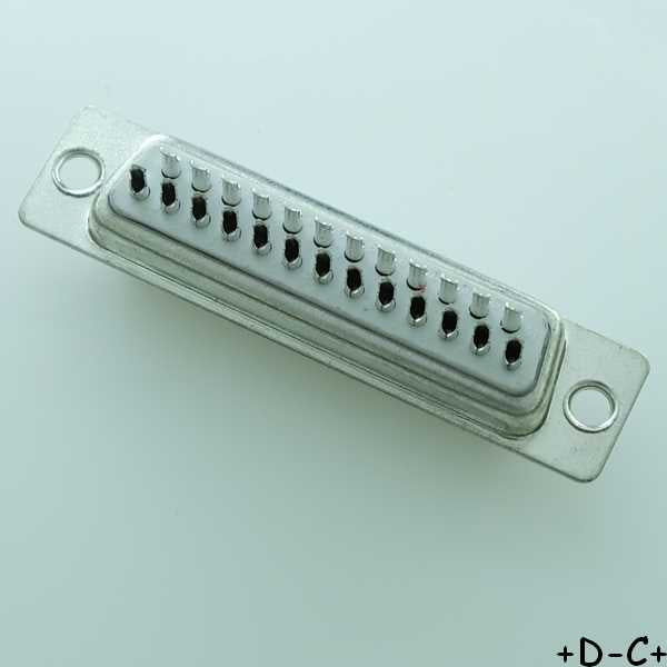 Connecteur D-SUB 25 broches male a souder sur fils