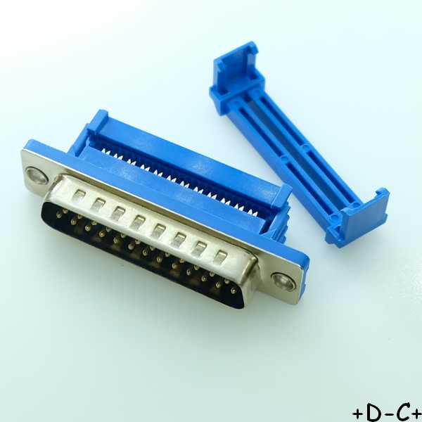 Connecteur D-SUB 25 broches male a sertir