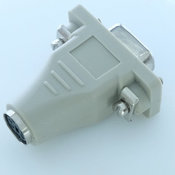 Adaptateur D-SUB 9 broches femelle vers Mini-Din 6 broches femelle - Distri-Compo