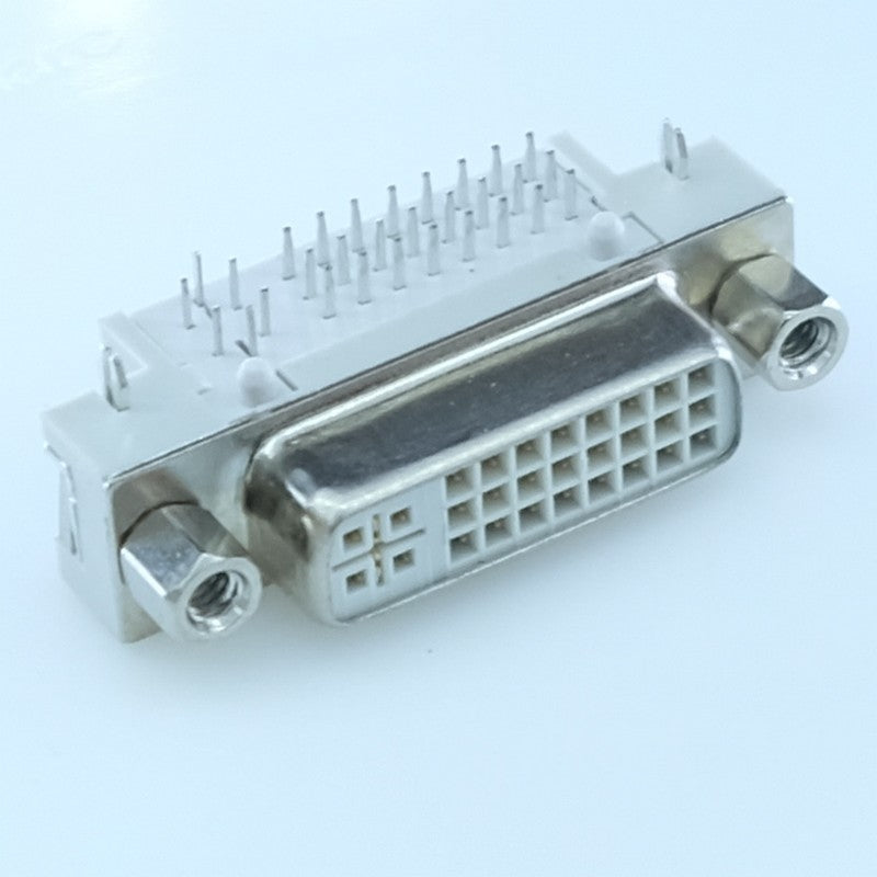 Connecteur DVI femelle coudé pour circuit imprimé