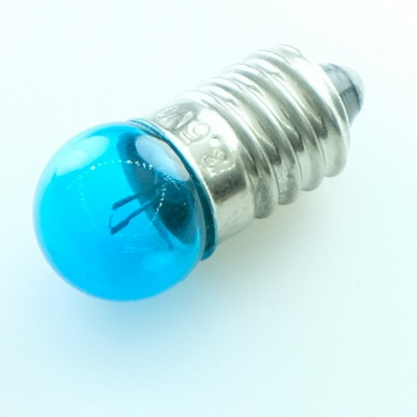 Ampoule 3.5V 200mA bleue E10 24x11.5mm