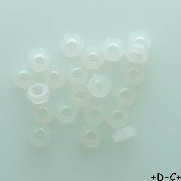 Ecrou plastique M3 (lot de 20)