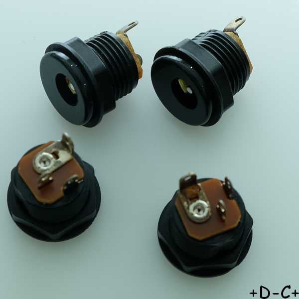 Embase Jack DC 2.1mm femelle (lot de 4)