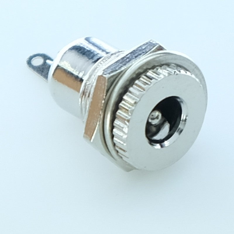 Embase 2.1mm 2A chassis jack DC femelle metal Goobay - Distri-Compo