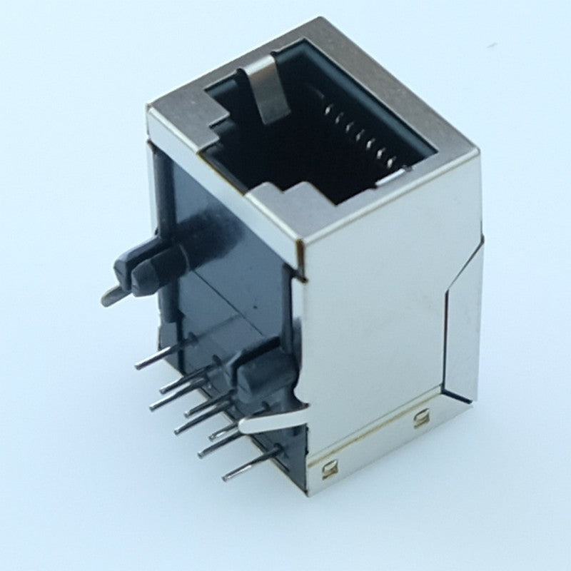 Embase blindee coudee RJ45 femelle 8P8C montage C.I.