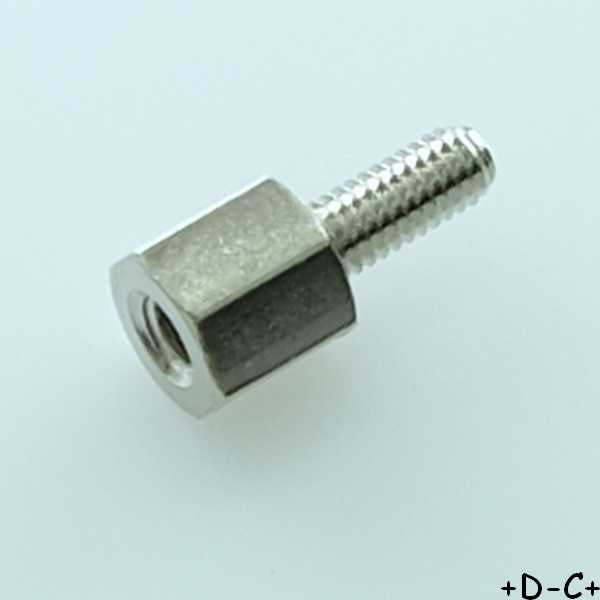 Entretoise 5mm M2.5 femelle mâle métal hexagonal