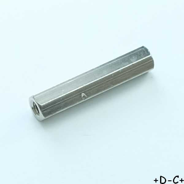 Entretoise 25mm M3 femelle femelle métal hexagonal