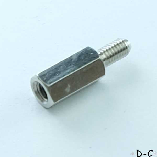 Entretoise 10mm M3 femelle mâle métal hexagonal